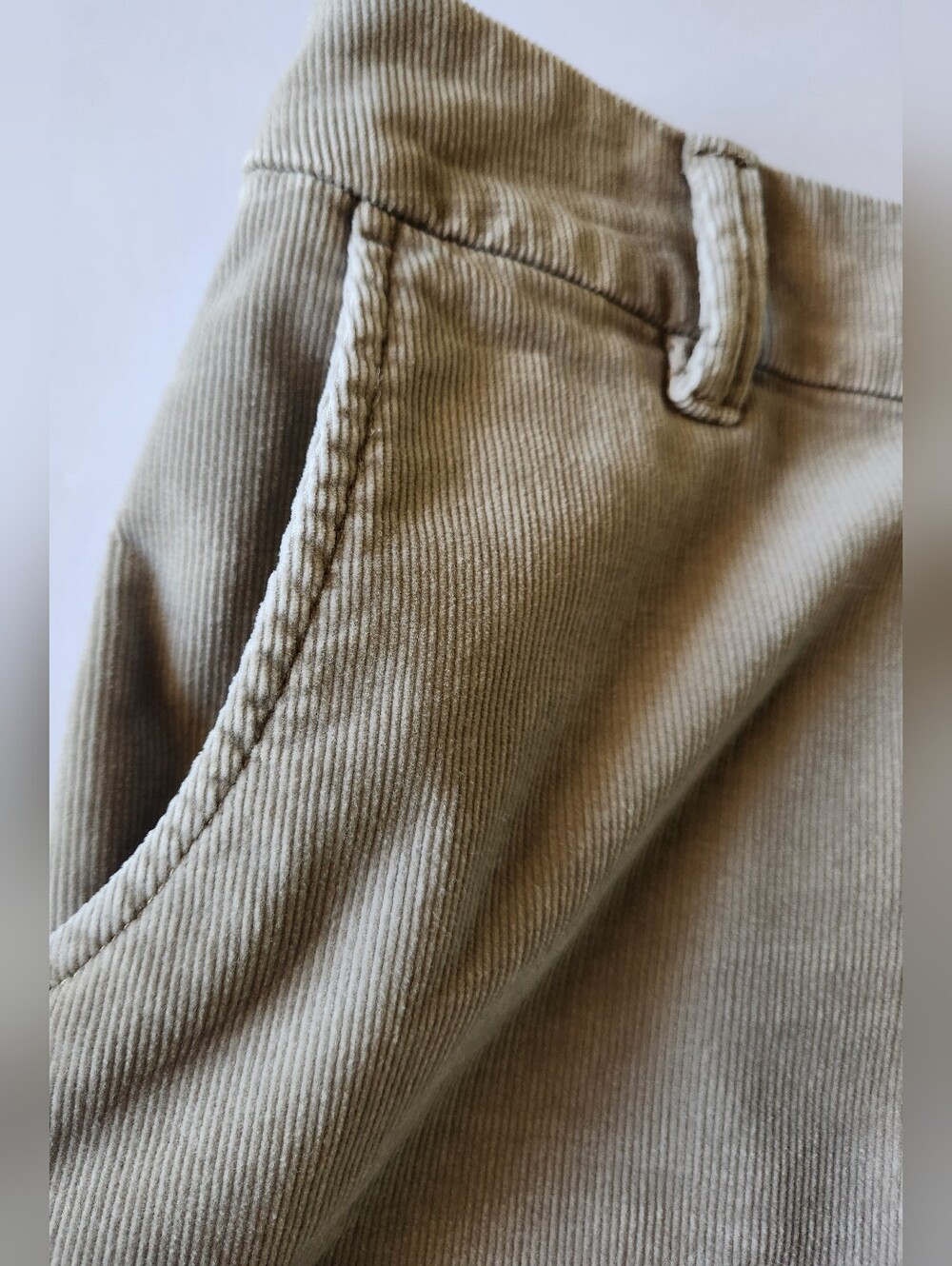 Eddie Bauer Cordaroy Tan Skirt Suze 8 - Picture 3 of 8